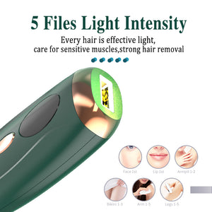Painless IPL Hair Removal With Ice Cooling Function | Upgraded to 999999 Flashes