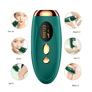 Painless IPL Hair Removal With Ice Cooling Function | Upgraded to 999999 Flashes